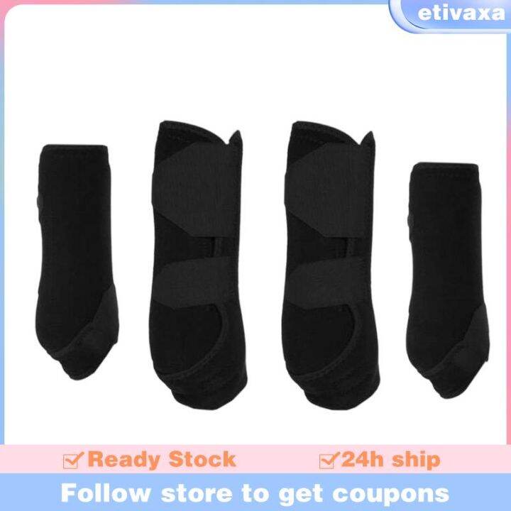 etivaxa-ปลอกสวมหุ้มขาม้า-ด้านหน้า-อุปกรณ์เสริม-สําหรับขี่ม้า-4-ชิ้น