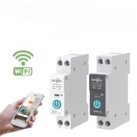 Tuya WIFI Smart Home Circuit Breaker Real-time Power Measured Mobilephone Power Show Energy Saving 1P 16A-63A Wireless Remote Electrical Circuitry Par