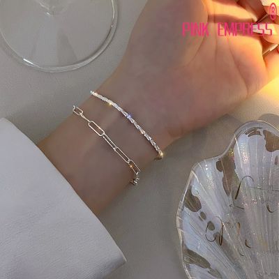 Shiny Silver Bracelet Simple Chain Fashion Jewelry