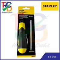 Stanley 65-201 ไขควงสลับ ด้ามหุ้มยาง ปากแบน - ปากแฉก Multi Bits 2 Ways Screwdriver