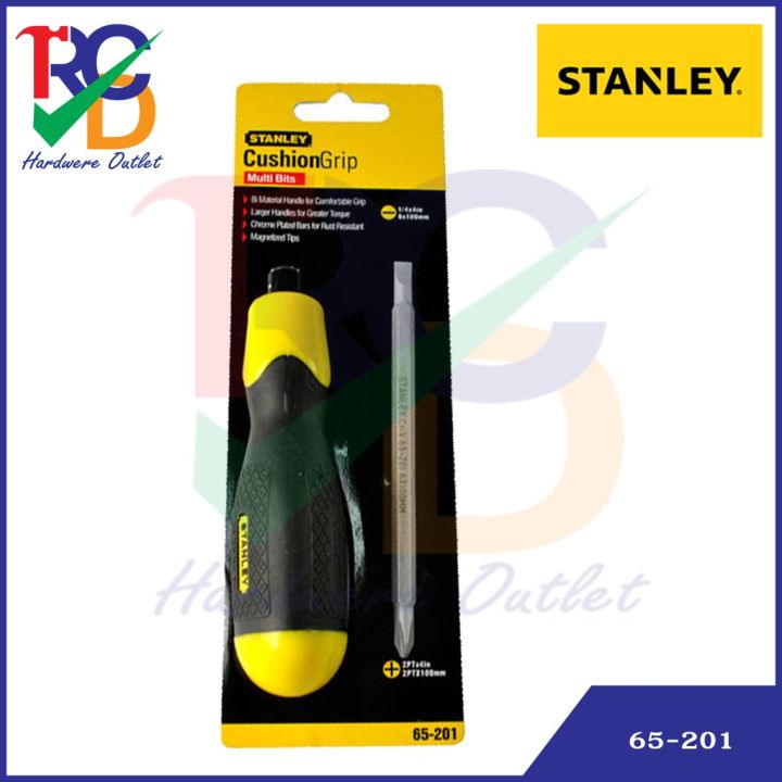 stanley-65-201-ไขควงสลับ-ด้ามหุ้มยาง-ปากแบน-ปากแฉก-multi-bits-2-ways-screwdriver