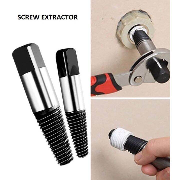 2PCS Broken Bolt Screw Extractor Remover Set Easy Out Drill Bits Screws