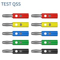 QSS 10ชิ้นปลั๊ก4มม. กล้วยขั้วต่อสกรูไฟฟ้าลำโพงวิทยุ5สี Q.10016อุปกรณ์ไฟฟ้า