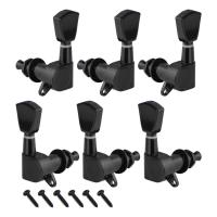 New 6pcs Guitar Tuning Machine Heads Tuners Pegs Keys Black 3L3R for LP Guitar