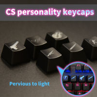 CS GO Gaming keycaps Key Button CSGO key caps game keycap Game Accessories Personality Pervious ABS Cap for Mechanical keyboard