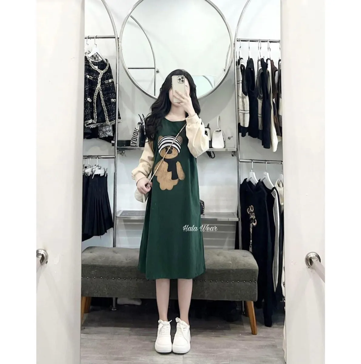 Top 10 váy suông Hàn Quốc dáng dài quá gối cao cấp mới nhất  Kiến thức