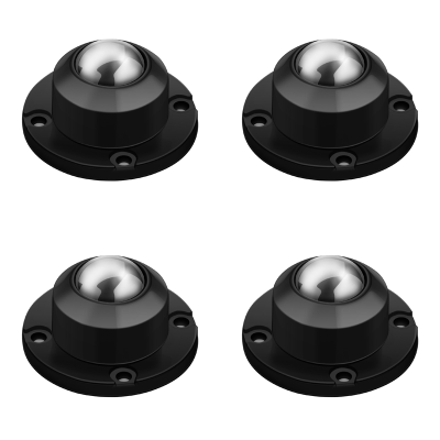 360 Degree Rotation Pulley 360 Degree Wheel Caster Ball Transfers Attachable Low Profile Casters Adhesive Mini Caster Wheels Self Adhesive Caster Mini Swivel Wheels Stainless Steel Universal Wheel