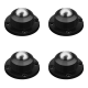 360 Degree Rotation Pulley 360 Degree Wheel Caster Ball Transfers Attachable Low Profile Casters Adhesive Mini Caster Wheels Self Adhesive Caster Mini Swivel Wheels Stainless Steel Universal Wheel