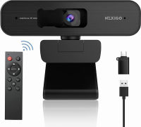 Zoom Certified, NexiGo N940P 2K Zoomable Webcam with Remote and Software Controls | Sony Starvis Sensor | 1080P 60FPS | 3X Zoom in | Dual Stereo Microphone, for Zoom/Skype/Teams/Webex (Black)