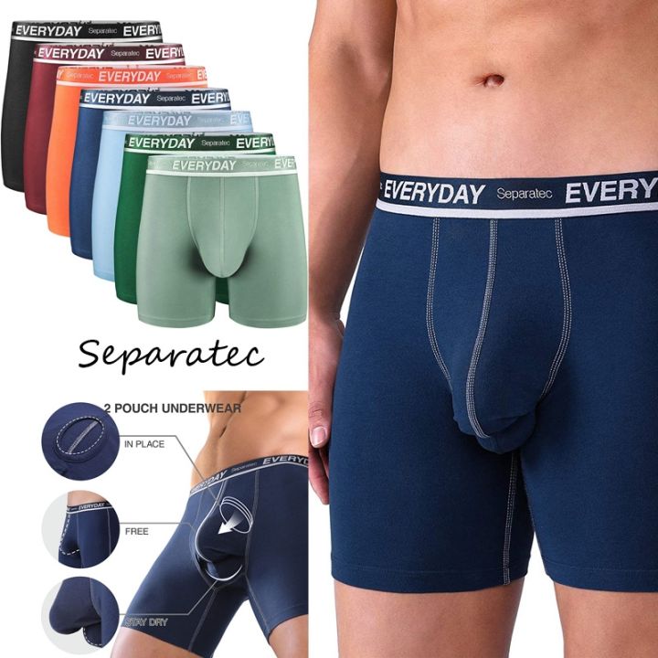 Men's cotton stretch boxer briefs - Underwear & Socks