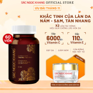 Viên uống Sắc Ngọc Khang ++ Giúp Trẻ Hóa Làn Da Xua Tan Vết Nám 60 viên