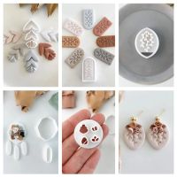 New Soft Pottery Handmade Ears Cutting Mold Polymer Clay Mini Flower DIY INS French Ears Jewelry Pendant Embossing Tools