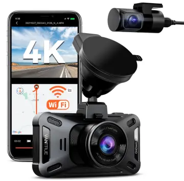 Vantrue 2.5K WiFi Mini Dash Cam with GPS and Speed, Voice Control Front Car  Dash Camera, 24 Hours Parking Mode, Night Vision, Buffered Motion