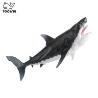 Megalodon TOOYFUL ตุ๊กตาขยับแขนขาได้สิ่งมีชีวิตขนาดใหญ่ปลาฉลามสำหรับของขวัญสำหรับเด็กเด็กหญิงเด็กชาย