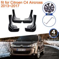 สำหรับ Citroen C4 Aircross 2013 2014 2015 2016 2017บังโคลนแผ่นกันกระเซ็นล้อหลังด้านหน้ารถ Stying อุปกรณ์