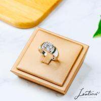 Lautiers Coral Round Brillant Ring แหวนเพชร ลอเทียร์ รุ่น LR-0192D ตัวเรือนผลิตเคลือบทองคำขาว คลาสสิคที่สุด เหมาะสำหรับออกงานต่างๆ