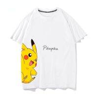 Pokémon Co-branded T-shirt Cotton Crew Neck Printed Short Sleeves Cartoon Anime Peripheral Cos POKEMON Top