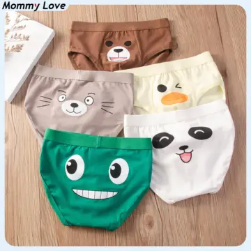 LJMOFA 3PCS/Lot Children Baby Girls Briefs Cotton Underwear