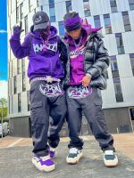 Y2K Overalls Harajuku Hip-Hop Super Handsome Pattern Pants Mens 2023 New Couple Punk Gothic Rock Loose Casual Pants Street Wear