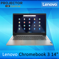 Lenovo Chromebook 3 14" FHD - Mediatek MT8183 : 4GB RAM - 64GB eMMC , Arctic Grey , English Keyboard , Suite for Kids Online Classroom/ Online Learning - 1 Year Warranty