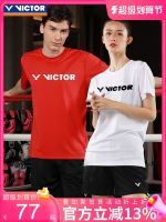 เสื้อยืดผู้ชายและผู้หญิง,ใหม่ VICTOR Victory ชุดกีฬาแบดมินตันกีฬาแขนสั้น20028เสื้อระบายอากาศ