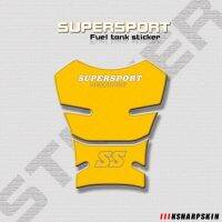 รถจักรยานยนต์ถังน้ำมัน3D ป้องกันสติกเกอร์รอยขีดข่วนเหมาะสำหรับ Ducati SS Supersport 1989 - 1998