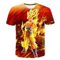 2023 In stock New Dragon Ball Adult T-shirt Summer  Anime  Daxian 3d Printing Mens Ladies Love Short Sleeve T-shirt Pattern Clothes，Contact the seller to personalize the name and logo