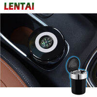 LENTAI For Opel astra h j g insignia vectra c corsa d zafira b Ssangyong Acura 1PC Black Car LED ashtray Auto compass LED Lamp