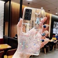 เคสโทรศัพท์ซิลิโคนใสมี A05 M34ปลอกสำหรับ Samsung ใหม่2023มีสินค้าในสต็อกการ์ตูนน่ารักใหม่5ก. A05S แวววาวรูปกระต่ายแจ่มจรัสเคสโทรศัพท์แวววาวมีสินค้าในสต็อก