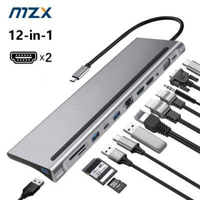 สายต่อ USB MZX มัลติฮับชนิด C แท่นวางมือถืออะแดปเตอร์ Rj45โปรที่รองรับ MZX สำหรับ Macbook Mac แล็ปท็อปขนาดเล็ก Feona