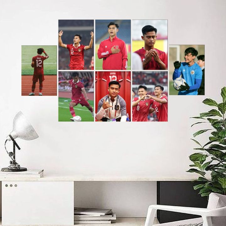 Isi 8 Pcs Poster Dinding Kamar Arhan Timnas Ukuran A4 A5 A6 [dd215