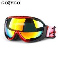 GOBYGO Double Anti-fog Ski Goggles Spherical Surface Outdoor Sports Windproof Snowboard Eyewear Skiing Glasses Unisex Goggles