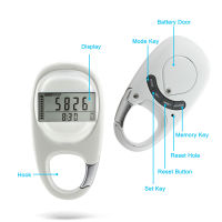 3D เหนี่ยวนำเดิน Pedometer ขั้นตอนการเดินที่เรียบง่ายเคาน์เตอร์ขั้นตอนที่ถูกต้องเคาน์เตอร์เดินระยะทางแคลอรี่เคาน์เตอร์ง่ายสวมใส่