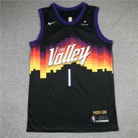 ยอดนิยม ﹍【6 styles】2021 NEW NBA jersey Phoenix Suns No.1 BOOKER city edition basketball jersey