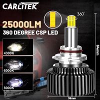 25000LM H7 LED Headlight 360 Degree CSP LED 9012 HIR2 H1 H11 H4 HB3 HB4 H8 H9 9005 9006 6000K 8000K Ice Bulbs 100W High Low Beam Bulbs  LEDs  HIDs