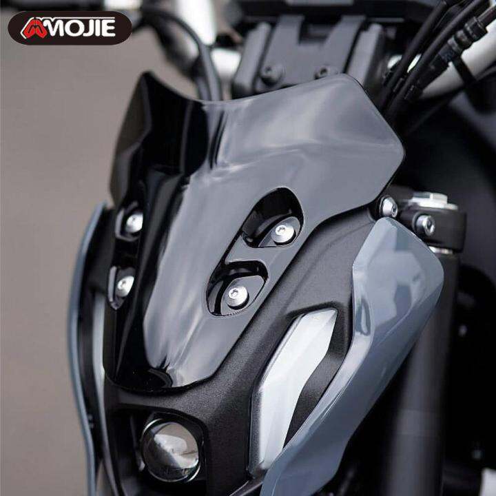 For Yamaha MT07 Windshield 2021 2022 2023 Motorcycle MT-07 MT 07 ...