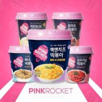 ต๊อกป๊อกกิกึ่งสำเร็จรูป ต๊อกจรวด อร่อยไม่ซ้ำ 7 รสชาติ ขนาด 120g 240g Pink Rocket Tokpokki 핑크로켓떡볶이