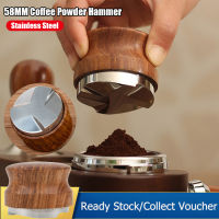 58MM Coffee Powder Hammer Coffee Powder Tampers Coffee Tamper Rosewood Machine Distributor Coffeeware Accessories