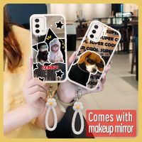 dustproof lovely Phone Case For OPPO A93 5G tulip Soft case Anti drop airbag literature texture luxurious Raised lens