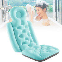 Bath Pillow Comfortable Cushion Spa Bathing Pad Bathtub Cushion Non-Slip Waterproof Neck &amp; Back Relax Bathroom Supply