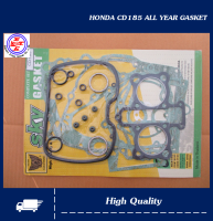 HONDA CD185 ALL YEAR GASKET COMPLETE SET #ปะเก็นเครื่อง ชุดใหญ่ อย่างดี