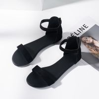 French Sandals 2023 New Fashion Internet Flat Shoes And Low Heel Toe Roman