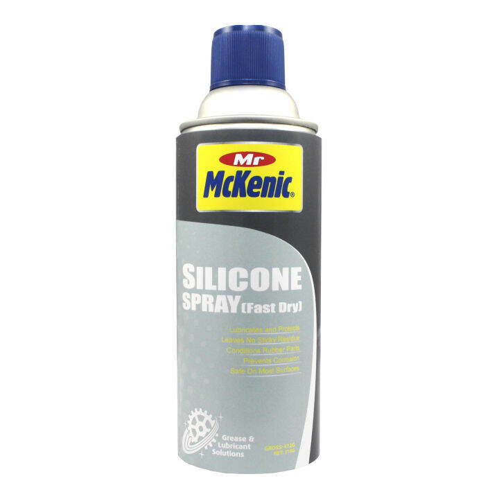 Mr McKenic Silicon Spray 400ml Leaves No Stick Residue / Fast Drying