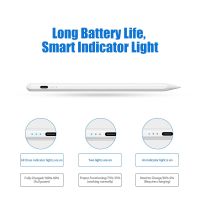 ปากกา Stylus พร้อมจอแสดงผลพลังงานสำหรับ Android Ios แท็บเล็ตโทรศัพท์มือถือปากกาสัมผัสสำหรับ Samsung Xiaomi Lenovo Ipad Pro อุปกรณ์เสริม Ipad