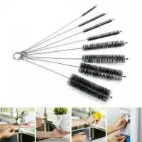 10pcs 8.2Inch Straw Brush Kettle Spout Brush Pipe Cleaner Teapot Nozzle Brush Set Bottle Tube Brush Glasses Straw Cleaning Brush Cleaning Tools