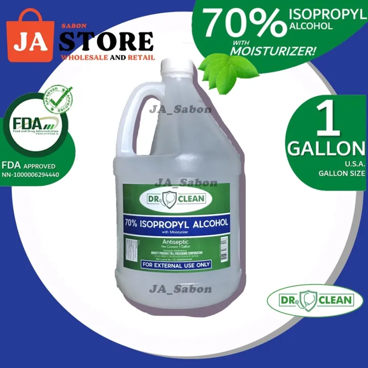 Dr Clean 70 Isopropyl Alcohol With Moisturizer 1 Gallon Lazada Ph 4406