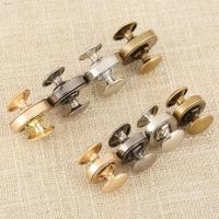 ◘ 10Pcs Metal Magnetic Snaps Double Rivet Stud Clasps Buttons Fastener Bag Press Buckle Buttons Purses Handbag Clothes DIY 14/18mm