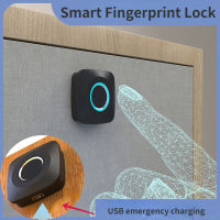 Fingerprint Lock Smart Cabinet Locks Biometric Keyless Furniture Drawer Cabinet Wardrobe Fingerprint Locks for Drawer Cabinet