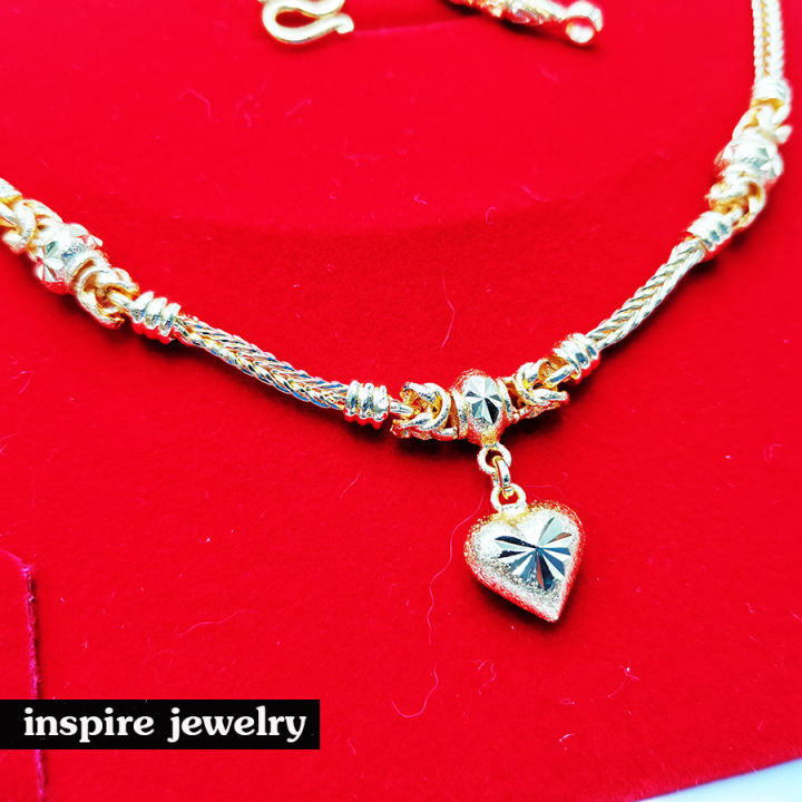 inspire-jewelry-สร้อยคอทองลายสี่เสาเส้นขนาด-1บาท-ยาว-20-นิ้ว-ตามแบบ-ปราณีตมาก-งานแฟชั่น-สีทอง-สำหรับประดับชุดไทย-สวยหรู