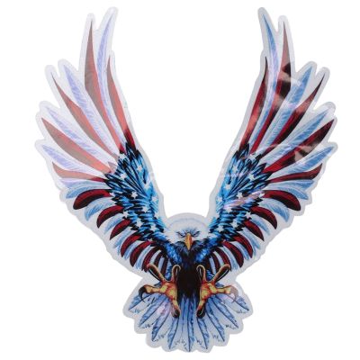 Car Decal Flying Hawk Auto Truck USA Eagle PET Flag Sticker Hood Decals